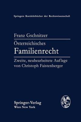 Osterreichisches Familienrecht (Paperback)