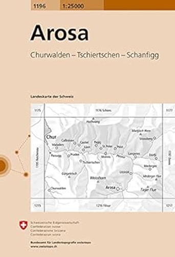 Arosa 2016 (Sheet map, folded)
