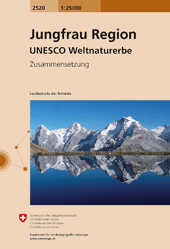 Jungfrau 2014 (Sheet map, folded)