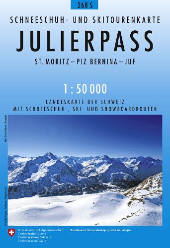 Julierpass 2018: Julierpass / Disgr AND Berninapass (Sheet map, folded)