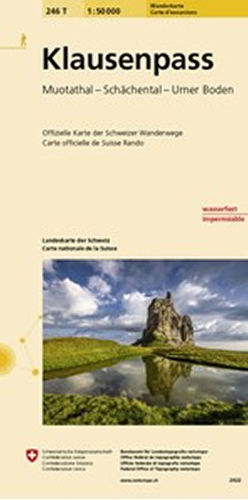 Klausenpass 2018 (Sheet map, folded)