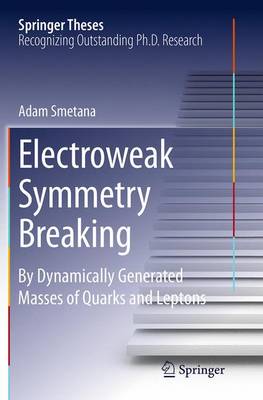 Electroweak Symmetry Breaking: By Dynamically Generated Masses of Quarks and Leptons - Springer Theses (Paperback)
