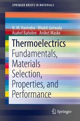Thermoelectrics: Fundamentals, Materials Selection, Properties, and Performance - SpringerBriefs in Materials (Paperback)