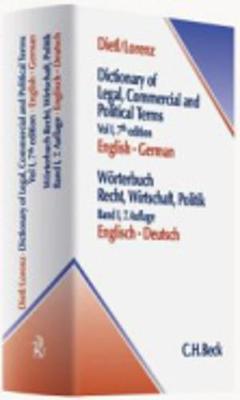 Worterbuch Fur Recht, Wirtschaft Und Politik Band 1 E/D (Hardback)