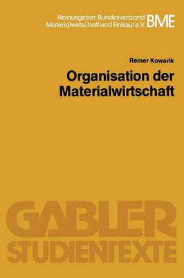 Organisation Der Materialwirtschaft - Gabler-Studientexte (Paperback)