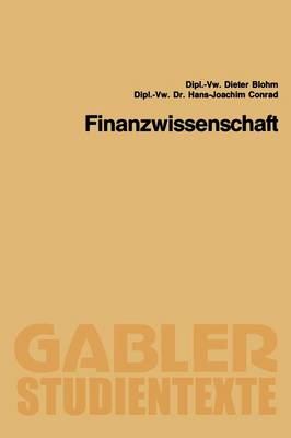 Finanzwissenschaft - Gabler-Studientexte (Paperback)