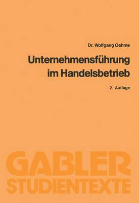 Unternehmensfuhrung im Handelsbetrieb (Paperback)