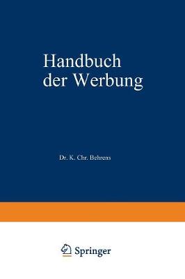Handbuch Der Werbung (Paperback)