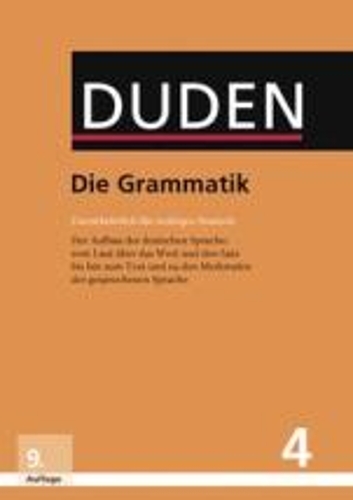 Der Duden in 12 Banden: 4 - Die Grammatik (Hardback)