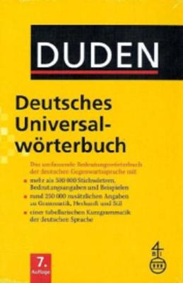 Duden Deutsches Universalworterbuch: Duden Deutsches Universalworterbuch 7th Edition (Hardback)