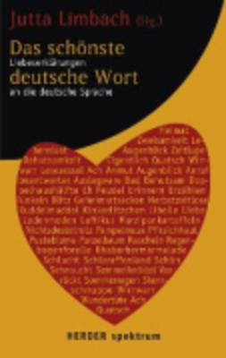 Das Schonste Deutsche Wort (Paperback)