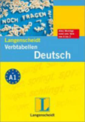 Langenscheidt Grammars and Study-AIDS: Langenscheidt Verb-Tabellen Deutsch - New Edition (Paperback)