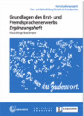 Grundlagen DES Erst- Und Fremdsprachenunterricht - Erganzungsheft (Paperback)