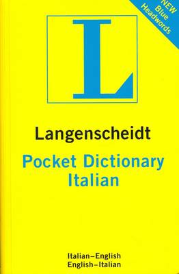 Langenscheidt Pocket Italian Dictionary: English-Italian & Italian-English (Paperback)
