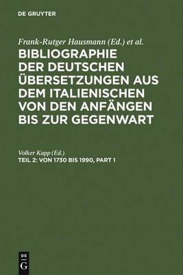 Von 1730 Bis 1990 (Hardback)