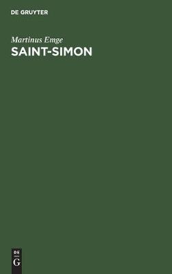 Saint-Simon (Hardback)