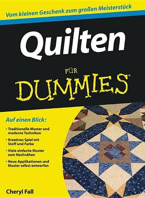 Quilten Fur Dummies - Fur Dummies (Paperback)