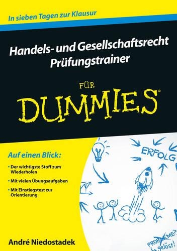Handels und Gesellschaftsrecht Fur Dummies - Prufungstrainer - Fur Dummies (Paperback)
