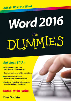 Word 2016 fur Dummies - Fur Dummies (Paperback)