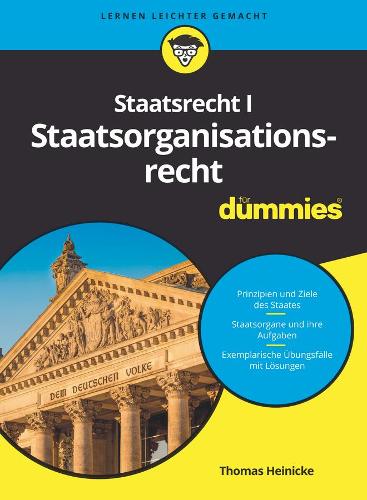 Staatsorganisationsrecht I fur Dummies - Fur Dummies (Paperback)