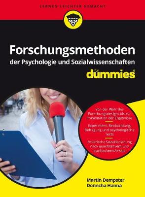 Forschungsmethoden der Psychologie und Sozialwissenschaften fur Dummies - Fur Dummies (Paperback)