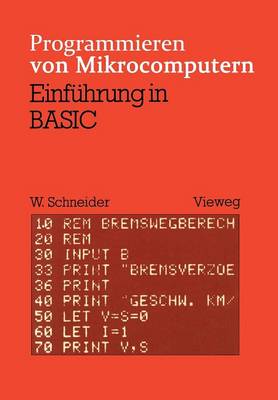 Einf hrung in Basic - Programmieren Von Mikrocomputern 1 (Paperback)
