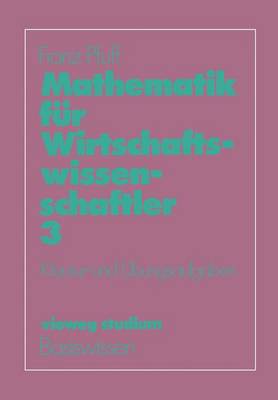 Mathematik fur Wirtschaftswissenschaftler - Vieweg Studium; Basiswissen 50 (Paperback)