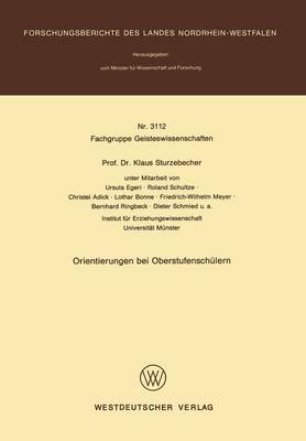 Orientierungen Bei Oberstufenschulern (Paperback)