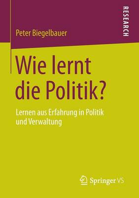 Wie Lernt Die Politik?: Lernen Aus Erfahrung in Politik Und Verwaltung (Paperback)
