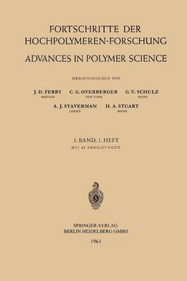 Fortschritte der Hochpolymeren-Forschung / Advances in Polymer Science - Advances in Polymer Science 3/2 (Paperback)