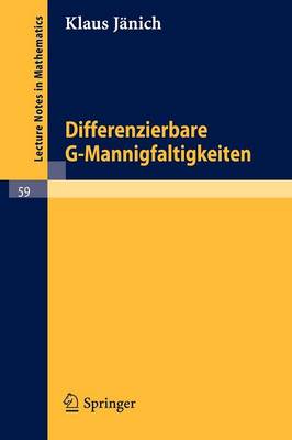 Differenzierbare G-Mannigfaltigkeiten (Paperback)