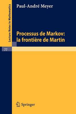 Processus De Markov: La Frontiere De Martin (Paperback)
