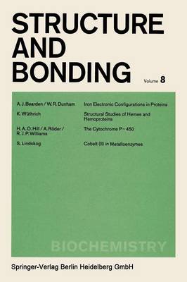 Biochemistry - Structure and Bonding 8 (Paperback)