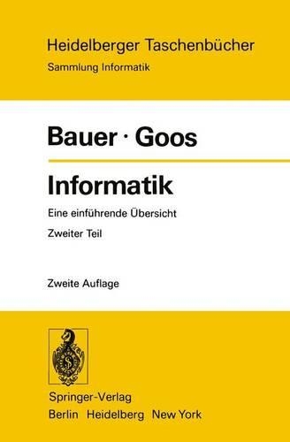 Informatik - Heidelberger Taschenbucher 91 (Paperback)
