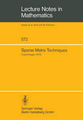 Sparse Matrix Techniques: Copenhagen 1976 - Lecture Notes in Mathematics 572 (Paperback)