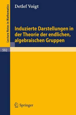 Induzierte Darstellungen in Der Theorie Der Endlichen, Algebraischen Gruppen - Lecture Notes in Mathematics 592 (Paperback)