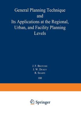 Topaz: General Planning Technique and its Applications at the Regional, Urban, and Facility Planning Levels - Lecture Notes in Economics and Mathematical Systems 180 (Paperback)