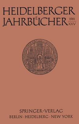 Heidelberger Jahrbucher: 16 (Paperback)
