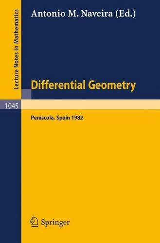 Differential Geometry: Proceedings of the International Symposium Held at Peniscola, Spain, October 3-10, 1982 - Lecture Notes in Mathematics v. 1045 (Paperback)