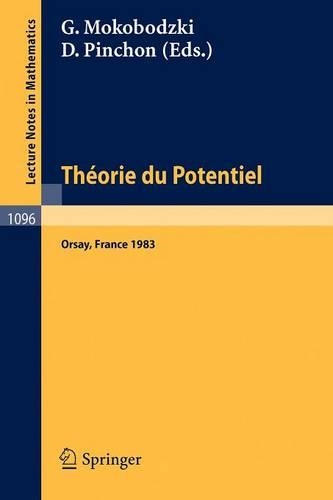 Theorie Du Potentiel (Paperback)