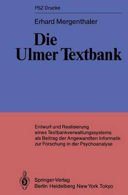 Die Ulmer Textbank - PSZ-Drucke (Paperback)