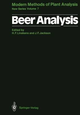 Beer Analysis - Molecular Methods of Plant Analysis 7 (Hardback)