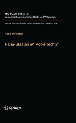 Paria-Staaten Im Volkerrecht? (Book)