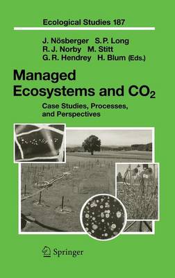Managed Ecosystems and CO2: Case Studies, Processes, and Perspectives - Ecological Studies 187 (Hardback)