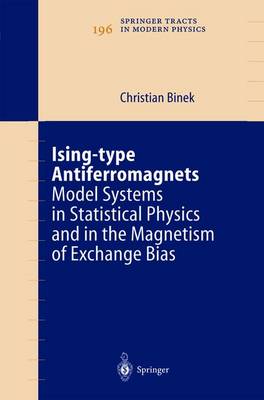 Ising-type Antiferromagnets: Model Systems in Statistical Physics and in the Magnetism of Exchange Bias - Springer Tracts in Modern Physics 196 (Hardback)