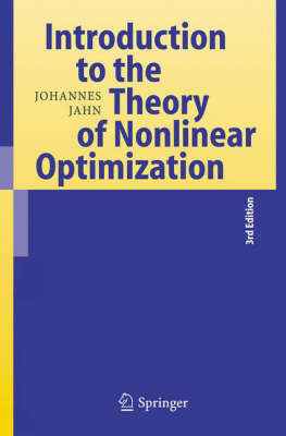 Introduction to the Theory of Nonlinear Optimization (Hardback)