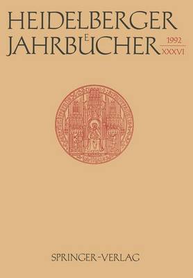 Heidelberger Jahrbucher: 36 (Paperback)