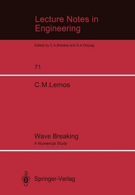 Wave Breaking: A Numerical Study - Lecture Notes in Engineering 71 (Paperback)