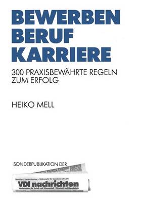 Bewerben Beruf Karriere - VDI-Buch (Paperback)