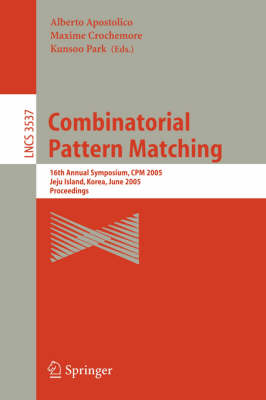 Combinatorial Pattern Matching: 8th Annual Symposium, CPM 97, Aarhus, Denmark, June/July 1997. Proceedings - Lecture Notes in Computer Science 1264 (Paperback)